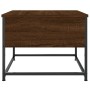 Engineered wood brown oak coffee table 51x51x40 cm by , Coffee table - Ref: Foro24-833979, Price: 40,99 €, Discount: %