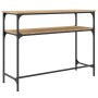 Engineered wood Sonoma oak console table 100x35.5x75 cm by , Side tables - Ref: Foro24-834046, Price: 58,38 €, Discount: %