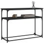 Mesa consola madera de ingeniería negra 100x35,5x75 cm de , Mesas auxiliares - Ref: Foro24-834065, Precio: 51,86 €, Descuento: %