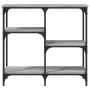 Engineered wood gray Sonoma console table 80x29x75 cm by , Side tables - Ref: Foro24-834078, Price: 51,33 €, Discount: %