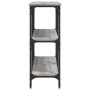 Mesa consola madera de ingeniería gris Sonoma 150x29x75 cm de , Mesas auxiliares - Ref: Foro24-834108, Precio: 76,58 €, Descu...