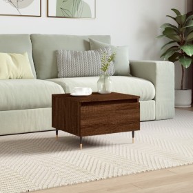 Oak brown engineered wood coffee table 50x46x35 cm by , Coffee table - Ref: Foro24-830858, Price: 37,99 €, Discount: %