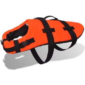 Hundeschwimmweste L orange von vidaXL, Kleidung für Hunde - Ref: Foro24-91140, Preis: 30,64 €, Rabatt: %