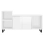 Mueble de TV madera contrachapada blanco brillo 100x35x55 cm de , Muebles TV - Ref: Foro24-831326, Precio: 71,63 €, Descuento: %