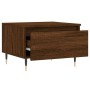 Mesa de centro madera de ingeniería marrón roble 50x46x35 cm de , Mesas de centro - Ref: Foro24-830858, Precio: 36,88 €, Desc...