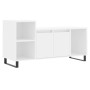 White plywood TV cabinet 100x35x55 cm by , TV Furniture - Ref: Foro24-831324, Price: 69,03 €, Discount: %