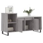 Sonoma gray plywood TV cabinet 100x35x55 cm by , TV Furniture - Ref: Foro24-831330, Price: 67,55 €, Discount: %