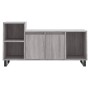 Sonoma gray plywood TV cabinet 100x35x55 cm by , TV Furniture - Ref: Foro24-831330, Price: 67,55 €, Discount: %