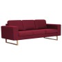 2-piece sofa set in red wine-colored fabric by , Sofas - Ref: Foro24-276865, Price: 872,33 €, Discount: %