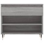 Mueble zapatero madera contrachapada gris Sonoma 70x36x60 cm de , Zapateros y organizadores de calzado - Ref: Foro24-831434, ...