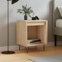 Mesita de noche madera de ingeniería roble Sonoma 40x35x50 cm de , Mesitas de noche - Ref: Foro24-830722, Precio: 35,47 €, De...