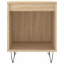 Mesita de noche madera de ingeniería roble Sonoma 40x35x50 cm de , Mesitas de noche - Ref: Foro24-830722, Precio: 35,47 €, De...