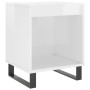 Glossy white engineered wood bedside table 40x35x50 cm by , Nightstands - Ref: Foro24-830736, Price: 30,29 €, Discount: %