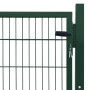 Puerta de vallado de acero verde 105x150 cm de vidaXL, Puertas de jardín - Ref: Foro24-142028, Precio: 153,99 €, Descuento: %