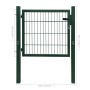 Puerta de vallado de acero verde 105x150 cm de vidaXL, Puertas de jardín - Ref: Foro24-142028, Precio: 153,99 €, Descuento: %