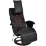 Black synthetic leather shiatsu massage chair by vidaXL, Electric massage chairs - Ref: Foro24-242508, Price: 463,68 €, Disco...