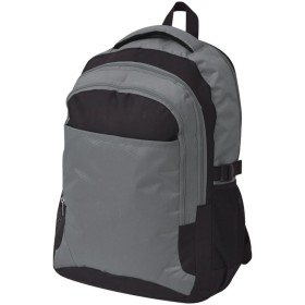 40 L Schulrucksack in Schwarz und Grau von vidaXL, Rucksäcke - Ref: Foro24-91111, Preis: 27,99 €, Rabatt: %