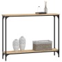 Mesa consola madera de ingeniería roble Sonoma 100x22,5x75 cm de , Mesas auxiliares - Ref: Foro24-834016, Precio: 47,99 €, De...