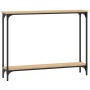 Mesa consola madera de ingeniería roble Sonoma 100x22,5x75 cm de , Mesas auxiliares - Ref: Foro24-834016, Precio: 47,99 €, De...