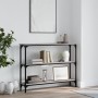 Sonoma gray engineered wood console table 100x22.5x75 cm by , Side tables - Ref: Foro24-834028, Price: 50,66 €, Discount: %