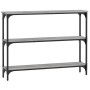 Sonoma gray engineered wood console table 100x22.5x75 cm by , Side tables - Ref: Foro24-834028, Price: 50,66 €, Discount: %