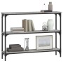 Sonoma gray engineered wood console table 100x22.5x75 cm by , Side tables - Ref: Foro24-834028, Price: 50,66 €, Discount: %