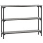 Sonoma gray engineered wood console table 100x22.5x75 cm by , Side tables - Ref: Foro24-834028, Price: 50,66 €, Discount: %