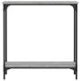 Sonoma gray engineered wood console table 75x22.5x75 cm by , Side tables - Ref: Foro24-834023, Price: 43,09 €, Discount: %