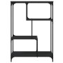 Engineered wood and black steel shelving 81x36x115 cm by , Bookcases and shelves - Ref: Foro24-835404, Price: 44,99 €, Discou...