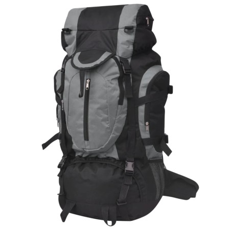 Mochila de senderismo XXL negro y gris 75 l de vidaXL, Mochilas - Ref: Foro24-91106, Precio: 31,98 €, Descuento: %