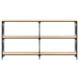 Mesa consola madera de ingeniería roble Sonoma 156x28x80,5 cm de , Mesas auxiliares - Ref: Foro24-835425, Precio: 76,19 €, De...