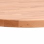 Round solid beech wood board Ø80x4 cm by , Table tops - Ref: Foro24-355946, Price: 156,10 €, Discount: %