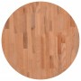 Round solid beech wood board Ø60x4 cm by , Table tops - Ref: Foro24-355944, Price: 83,16 €, Discount: %