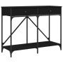 Mesa consola madera de ingeniería negra 100x39x78,5 cm de , Mesas auxiliares - Ref: Foro24-835484, Precio: 71,58 €, Descuento: %