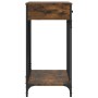 Mesa consola madera de ingeniería roble ahumado 100x39x78,5 cm de , Mesas auxiliares - Ref: Foro24-835486, Precio: 61,19 €, D...