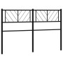 Cabecero de metal negro 120 cm de , Cabeceros y pies de cama - Ref: Foro24-372210, Precio: 28,99 €, Descuento: %