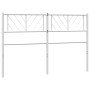 Cabecero de metal blanco 120 cm de , Cabeceros y pies de cama - Ref: Foro24-372259, Precio: 27,81 €, Descuento: %