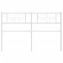 White metal headboard 160 cm by , Headboards and footboards - Ref: Foro24-355351, Price: 33,32 €, Discount: %