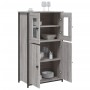 Aparador alto madera contrachapada gris Sonoma 62x32x106,5 cm de , Aparadores - Ref: Foro24-834208, Precio: 98,83 €, Descuent...