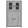 Aparador alto madera contrachapada gris Sonoma 62x32x106,5 cm de , Aparadores - Ref: Foro24-834208, Precio: 98,83 €, Descuent...