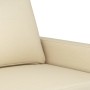 2-seater cream fabric sofa 140 cm by , Sofas - Ref: Foro24-359165, Price: 237,67 €, Discount: %