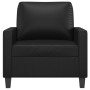 Sillón cuero sintético negro 60 cm de , Sofás - Ref: Foro24-359127, Precio: 163,34 €, Descuento: %