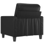 Sillón cuero sintético negro 60 cm de , Sofás - Ref: Foro24-359127, Precio: 163,34 €, Descuento: %