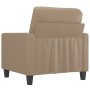 Sillón cuero sintético color capuchino 60 cm de , Sofás - Ref: Foro24-359131, Precio: 162,68 €, Descuento: %