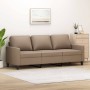 3-seater sofa in cappuccino-colored synthetic leather 180 cm by , Sofas - Ref: Foro24-359146, Price: 284,41 €, Discount: %