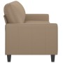 3-seater sofa in cappuccino-colored synthetic leather 180 cm by , Sofas - Ref: Foro24-359146, Price: 284,41 €, Discount: %