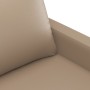 3-seater sofa in cappuccino-colored synthetic leather 180 cm by , Sofas - Ref: Foro24-359146, Price: 284,41 €, Discount: %