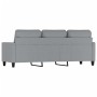 3-Sitzer-Sofa aus hellgrauem Stoff, 180 cm von , Sofas - Ref: Foro24-359171, Preis: 304,94 €, Rabatt: %