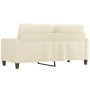 2-seater cream-colored synthetic leather sofa 140 cm by , Sofas - Ref: Foro24-359138, Price: 228,15 €, Discount: %