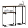 Mesa consola madera de ingeniería marrón roble 90x22,5x75 cm de , Mesas auxiliares - Ref: Foro24-834094, Precio: 42,71 €, Des...